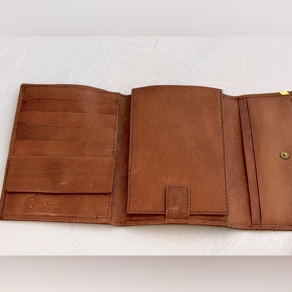 i Santi | Brown Leather Italian Wallet - Picture 4 of 6